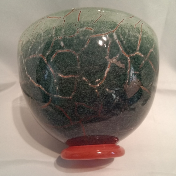 SWEDISH ART GLASS BOWL - Picture 4 of 5